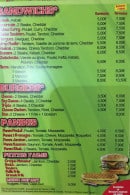 Menu Le Royal - Sandwiches, burgers, paninis,...