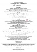 Menu Le Saint Endréol - Les menus suite