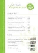 Menu Bô - Les saveurs vegetariennes 