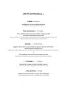 Menu L'Empreinte by Fabricio - Le menu (suite)