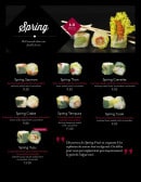 Menu Kyoto - Les spring