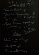 Menu L'Aroma - Les salades, plats