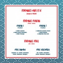 Menu Sushi San - Les fromules