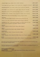 Menu Le Synopsis - Pizzas suite