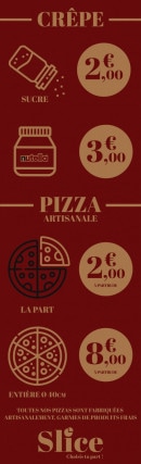 Menu Slice - Les crêpe, pizza