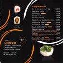 Menu Sushi ball - Menu et supplements