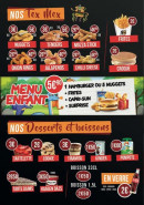 Menu Very B - Les tex mex, desserts et boissons