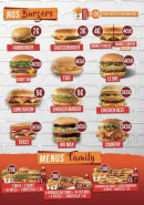 Menu Very B - Les burgers