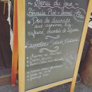 Menu Le café des Barrys - L'ardoise