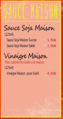 Menu Allo'Sushi84 - Les sauces maison