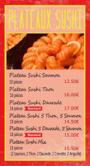 Menu Allo'Sushi84 - Plateaux sushis