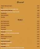 Menu Les Amis Gourmands - Desserts