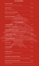 Menu Le Libanais - Les assiettes et formules