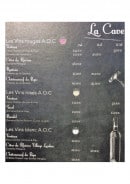 Menu Resto du Paradou - Vins