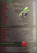 Menu Pizzeria des Halles - Les pizzas