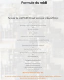 Menu Chez Félicien - La formule 14.50 € 