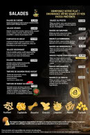 Menu O'Resto - Les salades  et sauces