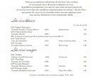Menu La Petite Maison de Cucuron - Les vins blancs et vins rouges