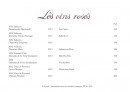 Menu La Petite Maison de Cucuron - Les vins rosés