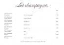 Menu La Petite Maison de Cucuron - Les champagnes suite 1