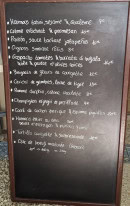 Menu Le Puyverre - L'ardoise