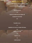 Menu Montmirail - Menu à 24€