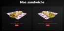 Menu Kassia Food - Les sandwichs