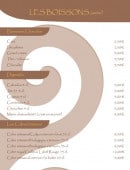 Menu l'hermine - Les boissons suite