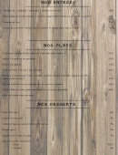 Carte et menu de Les Salines à Pernes les Fontaines — Les entrées, plats, ...