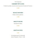 Menu Bistro Launa - Les plats suite