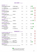 Menu Côteaux et  Fourchettes - Les vins rouges page 12