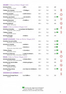 Menu Côteaux et  Fourchettes - Les vins rouges page 6