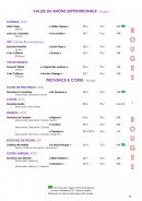 Menu Côteaux et  Fourchettes - Les vins rouges page 11