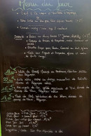 Menu Au Bistrot d'Entraigues - Exemple de menu