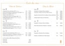 Menu Le Grillon - Vins 