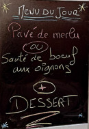 Menu Chez Ju' - Exemple de menu