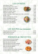 Carte et menu de Ô Vietnam à Valreas — Carte 1