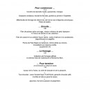 Carte et menu de Le Sanglier Paresseux à Caseneuve — Les menus