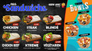 Menu Tacos Amigo - Les sandwichs
