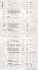 Menu Le Bistrot Du Palais - Les vins suite