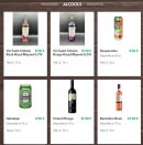 Menu Pizza West - Les alcools