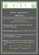 Menu S.Viet - Le menu quotidien