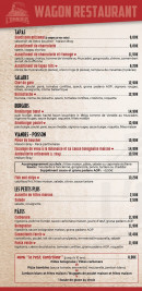 Menu L'Omnibus - Tapas, salades, burgers, viandes et poissons