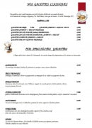 Menu Creperie du vidame - Les galettes: scandinave, trois fromages ...