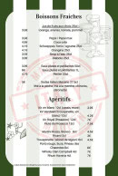 Carte et menu de La Famiglia à Saint Jean de Monts — Les boissons fraiches et apéritifs