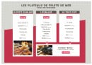 Menu La Langoust'in - Les plateaux fruits de mer 