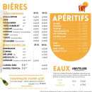 Carte et menu de Le Caprice à Saint Jean de Monts — Bieres, aperitifs...