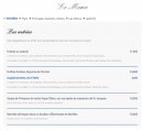 Carte et menu de L'auberge Des Etiers à Beauvoir sur Mer — Les entrées