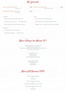 Menu Le Jusant - Formules