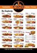 Menu K'tapizz - Sandwiches